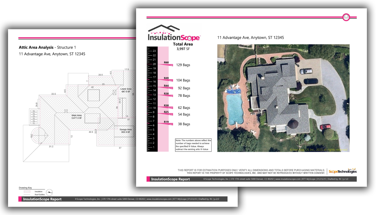 InsulationScope Measurement Report Created by Scope Technologies